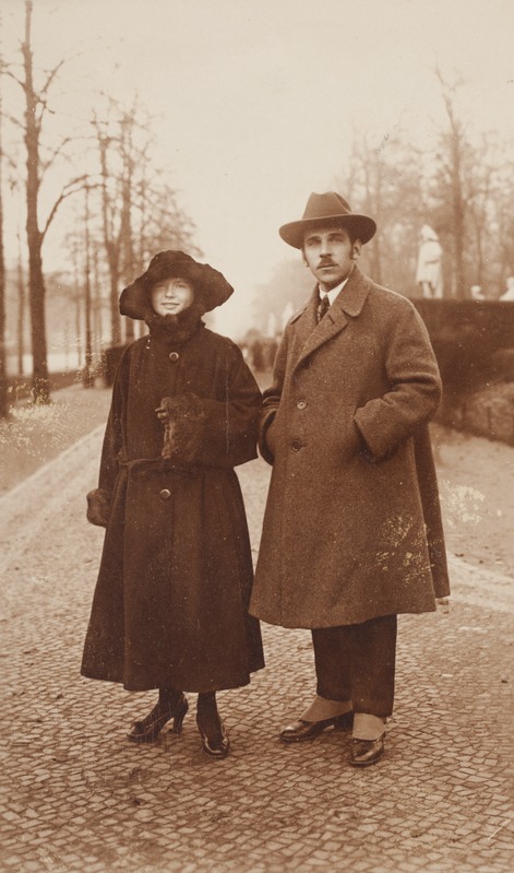 Johannes Semper koos abikaasaga Berliinis