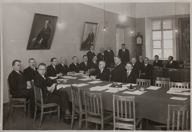 Balti riikide vaimse koostöö komisjonide II kongress ülikooli nõukogu saalis 29.11.1936