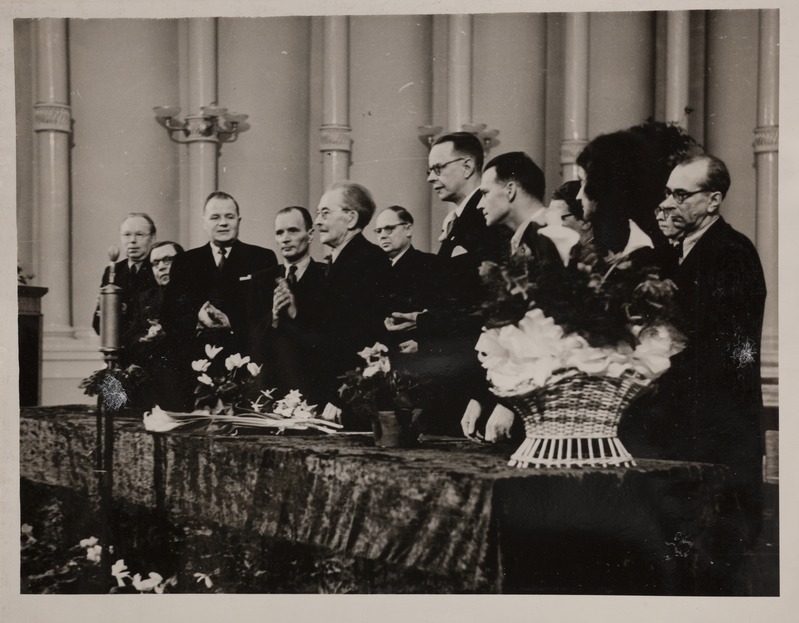 70 aasta juubeliaktus Raadioteatris, 01.03.1956