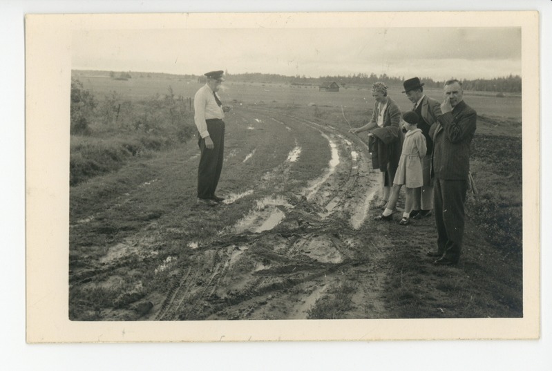 Krivasoo taga maanteel, suvel 1937