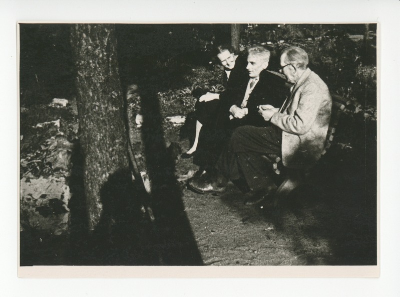 Friedebert Tuglas ja perekond Reimann 1960