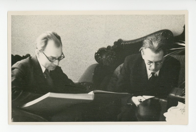 Eduard Ole ja Friedebert Tuglas, 1938