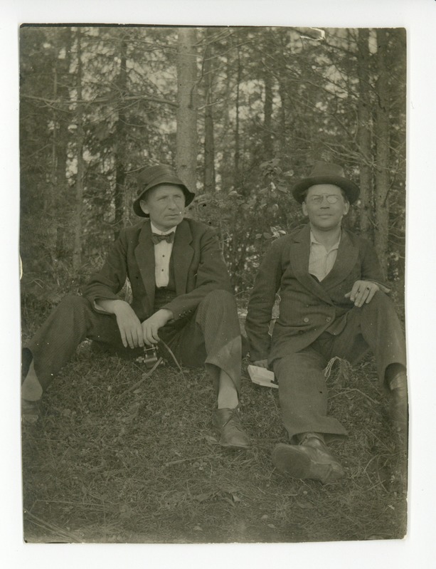 Jaan Vahtra ja Friedebert Tuglas, 1921