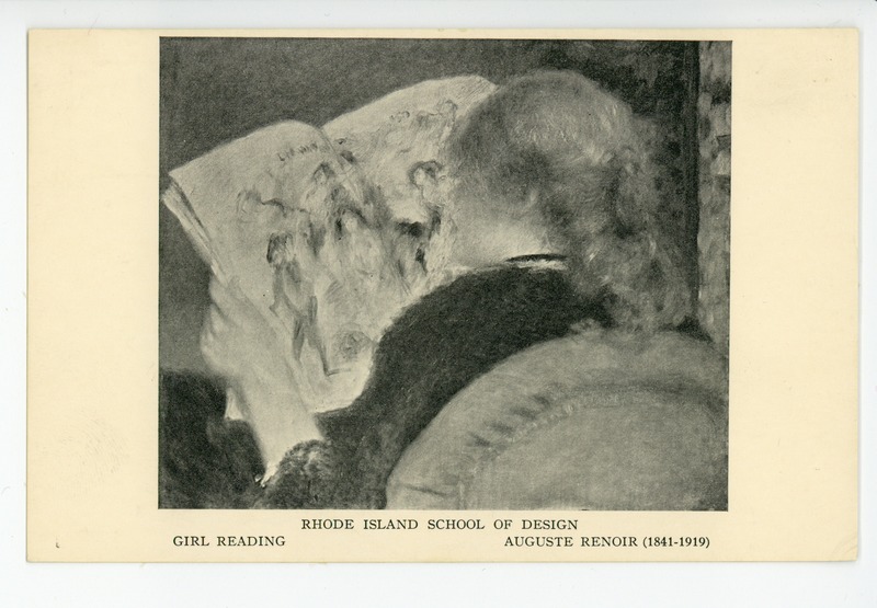 Young Woman Reading an Illustrated Journal