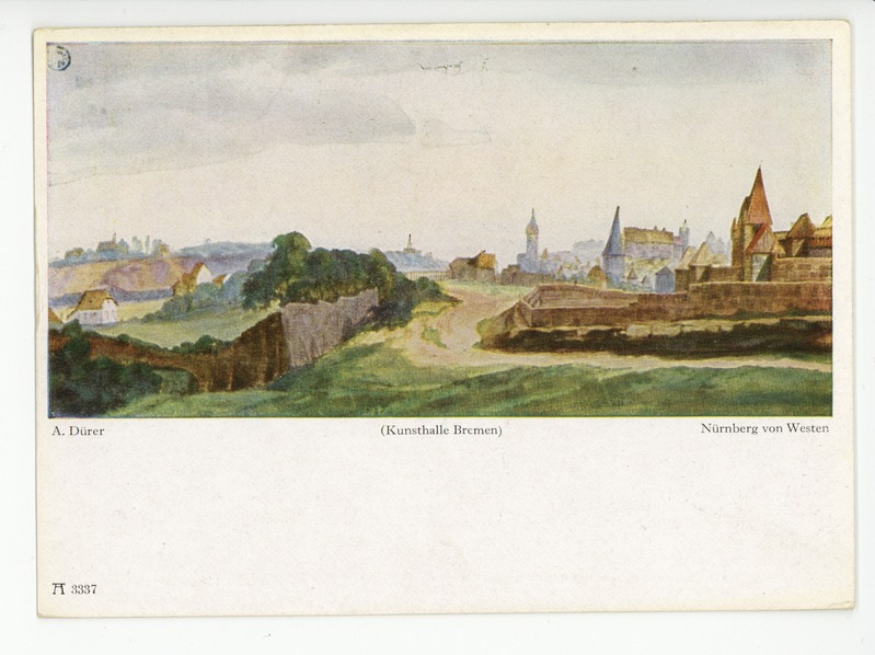 Ansicht von Nürnberg von Westen