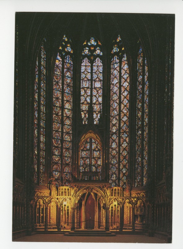 Paris, La Sainte-Chapelle vitraux de la chapelle haute