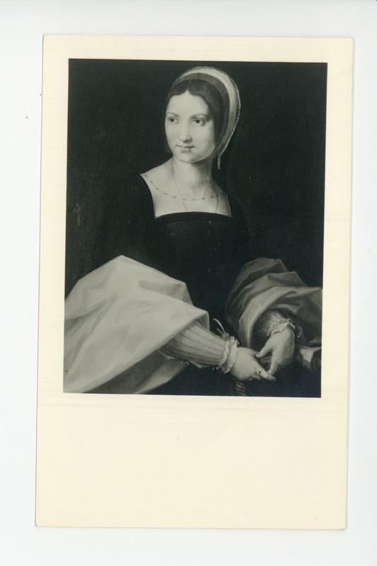 Andrea del Sarto (1486-1531), Portrait of a French Lady, ca 1518, (Oil on wood)