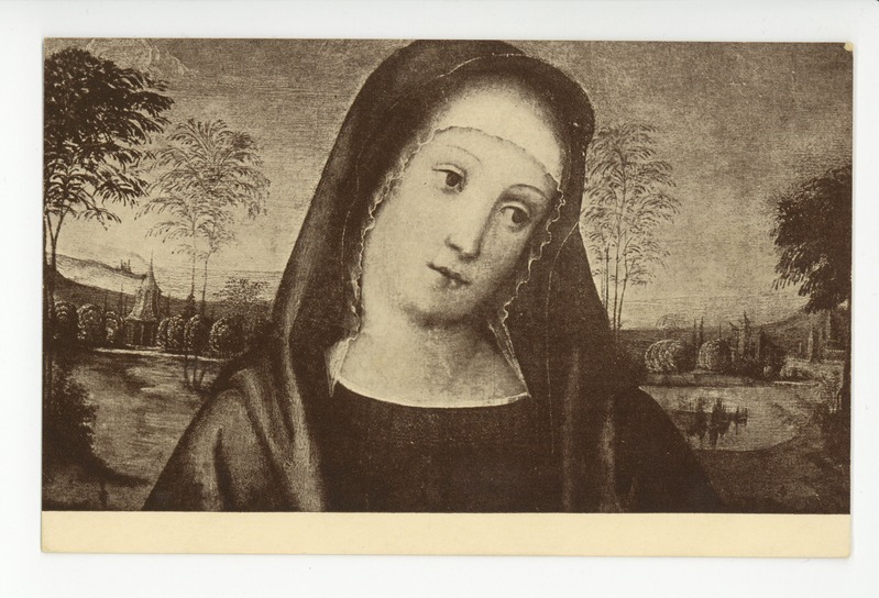 The Virgin - By Francesco Francia (?1448-1517), (Oil on panel laid on canvas)