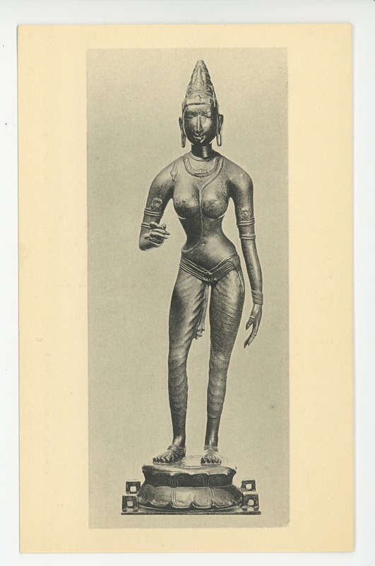 Queen Sembiyan Mahadevi as goddess Parvati, Chola period, ca 998 BC