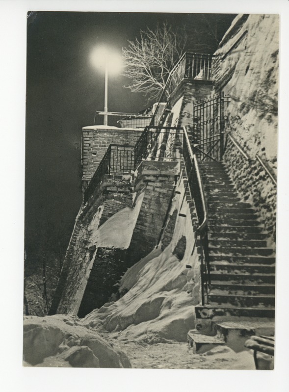 Tallinn, Patkuli trepp Toompea nõlvakul, 1965