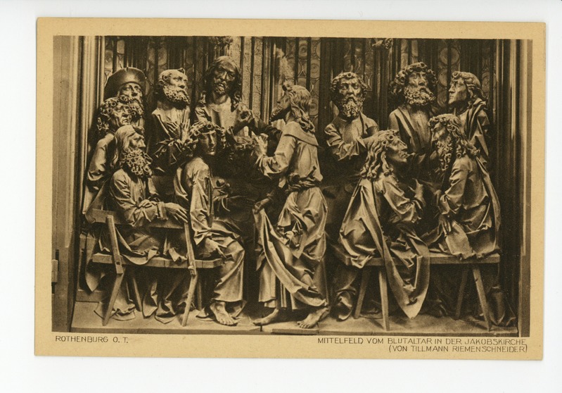 Mittelfeld vom Blutaltar in der Jakobskirche Rothenburg, (Tilman Riemenschneider), um 1500-1505