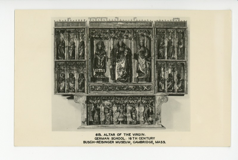 Altar of the Virgin, 16th century, German School