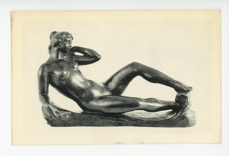 Reclining nude, about 1912, Aristide Maillol (French,1861-1944)