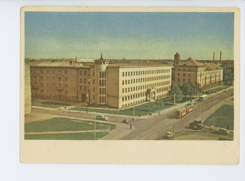 Tallinn, vaade Pärnu maanteele Tõnismäelt, 1960