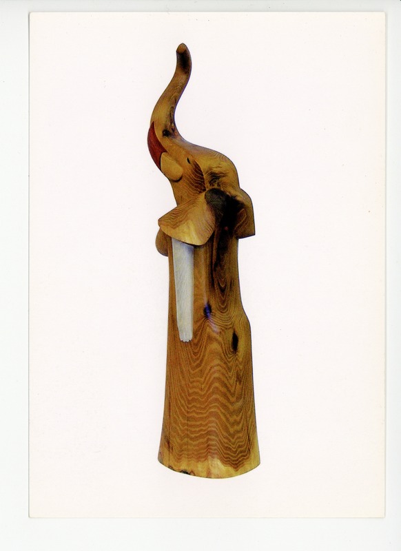 Trumpeting Elephant by Donna Dodson at Boston Sculptors Gallery, 2009