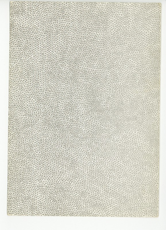 Jacob El Hanani, "Gemara", Ink on paper, (detail)