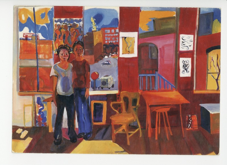 Esther Garcia Eder, "Teens", 1999 (oil on canvas)