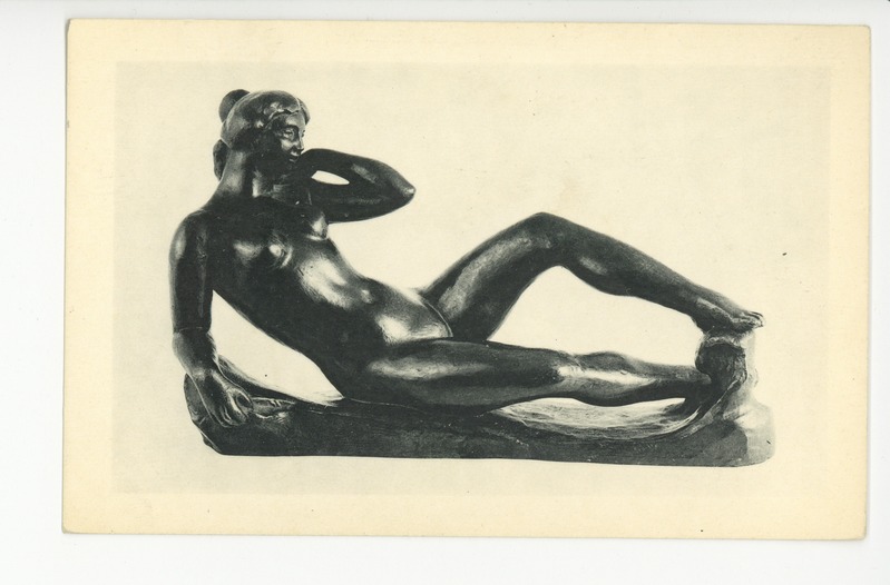 Reclining nude (study for the Cezanne monument), about 1912, Aristide Maillol (French,1861-1944)