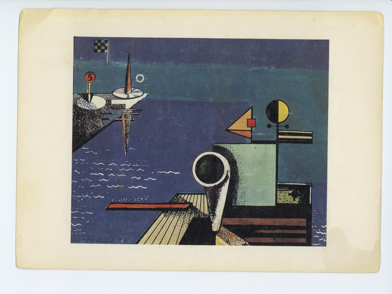 Theodore Roszak, Staten Island, 1934, Color lithograph