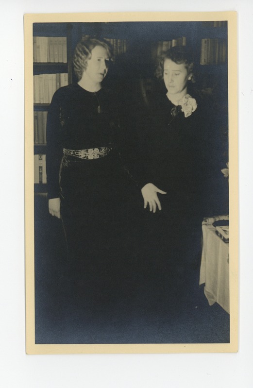 Selma Kurvits ja Elo Tuglas, 02.03.1936