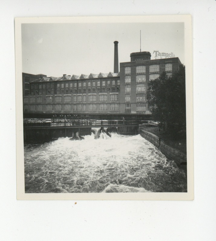 Tampella tehase piirkond Tammerkoski kaldal Tamperes, 1931