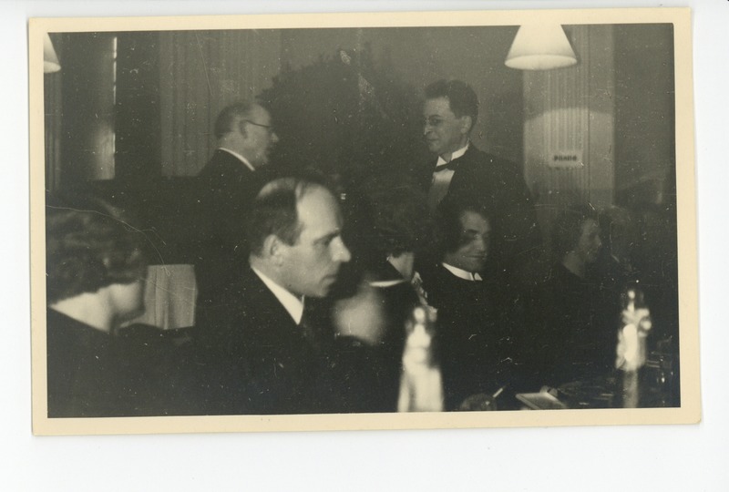 Johannes Semper ja Friedebert Tuglas Sinimandrias 02.03.1936