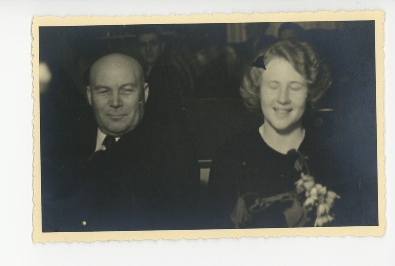 Aleksander Tõnisson ja Selma Kurvits Sinimandrias 02.03.1936