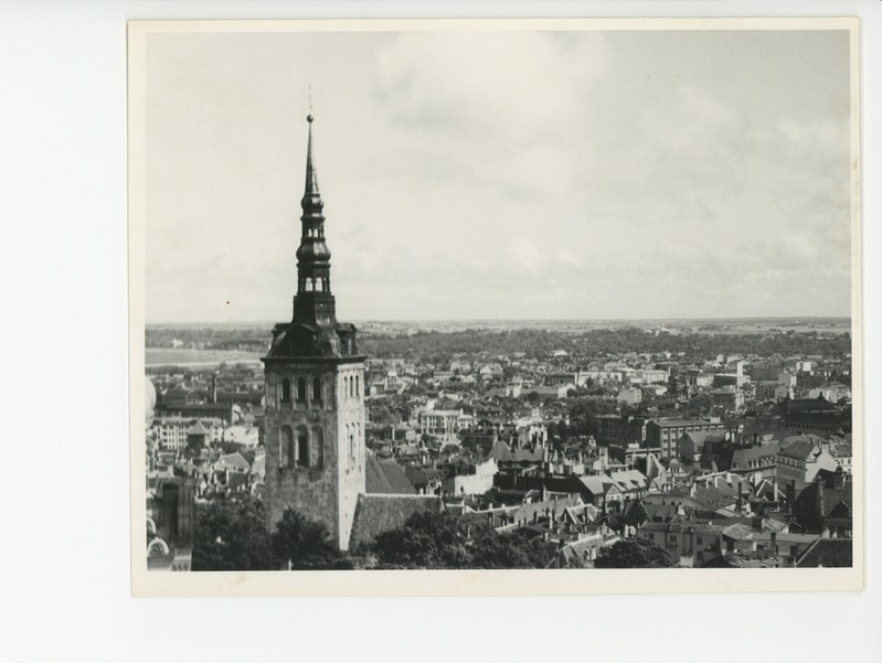 Vaade Toompealt Tallinnale, 1939