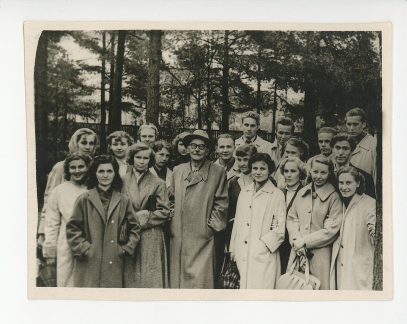 Friedebert Tuglas tudengite seltsis koduaias, 05.1959