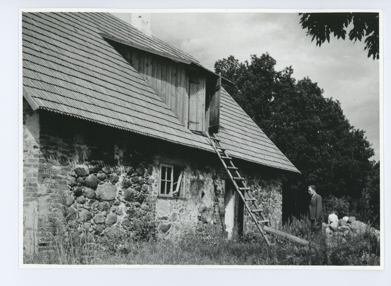 Ahja Vana õllekoda küljelt ümberehitatud kujul, 07.1938