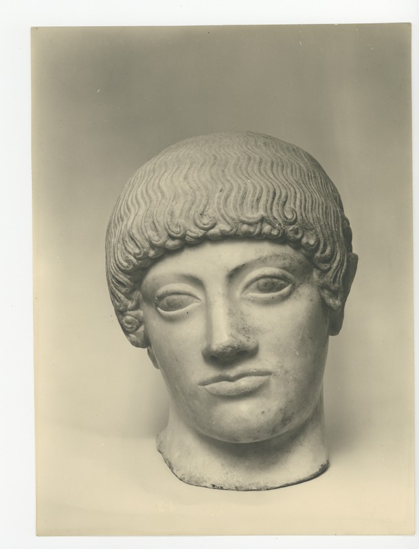 Skulptuur Blonder Kopf, Ateena Akropoli Muuseumis