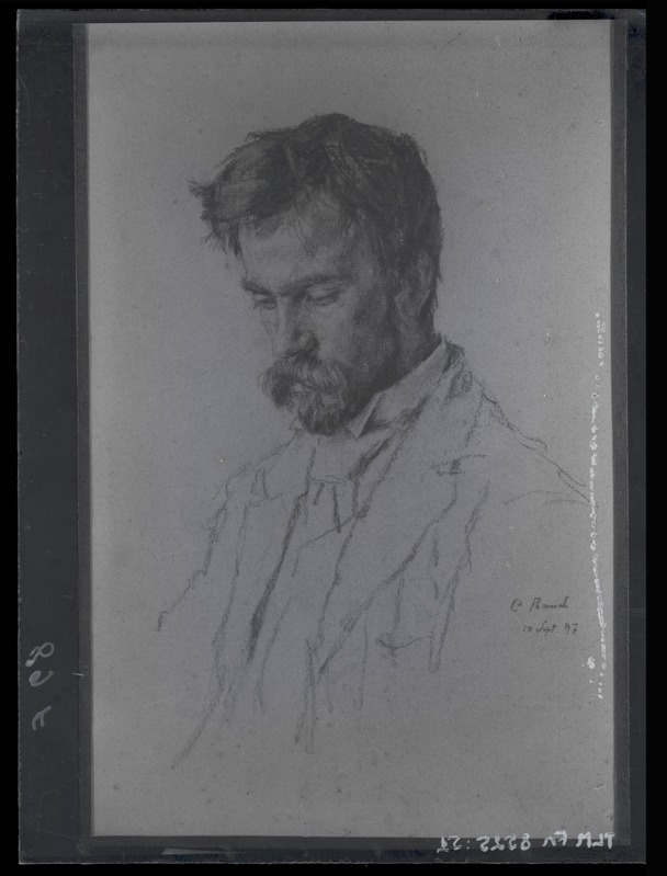 K. Raud "Gori Rist" portree, söejoonistust 1897. aastast.