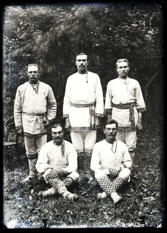 Setu meeste laulukoor laulupeol 1896. aastal.