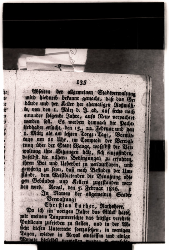 Revalische Wöchentliche Nachrichten nr. 6, 1826. a