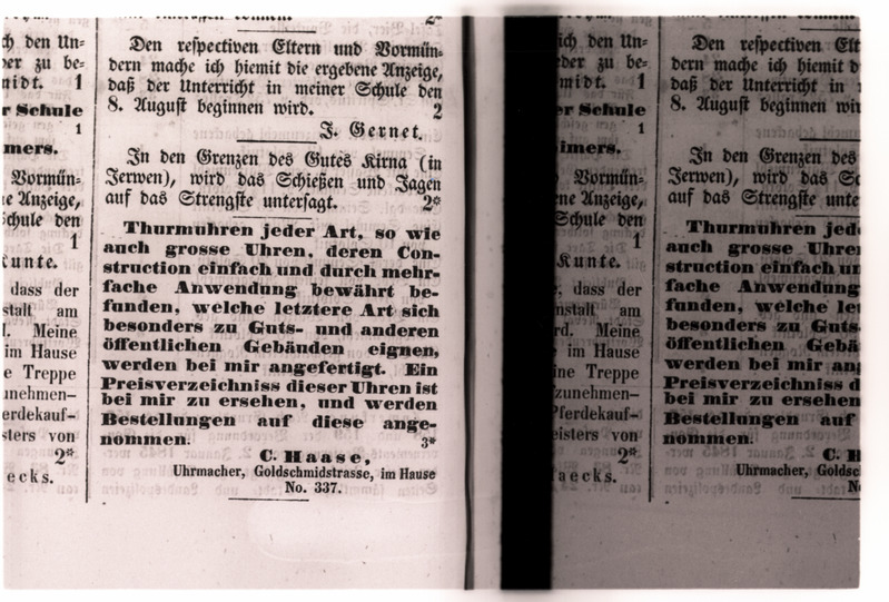 Эстляндcкиe губернские ведомости, nr. 31, 1855. a