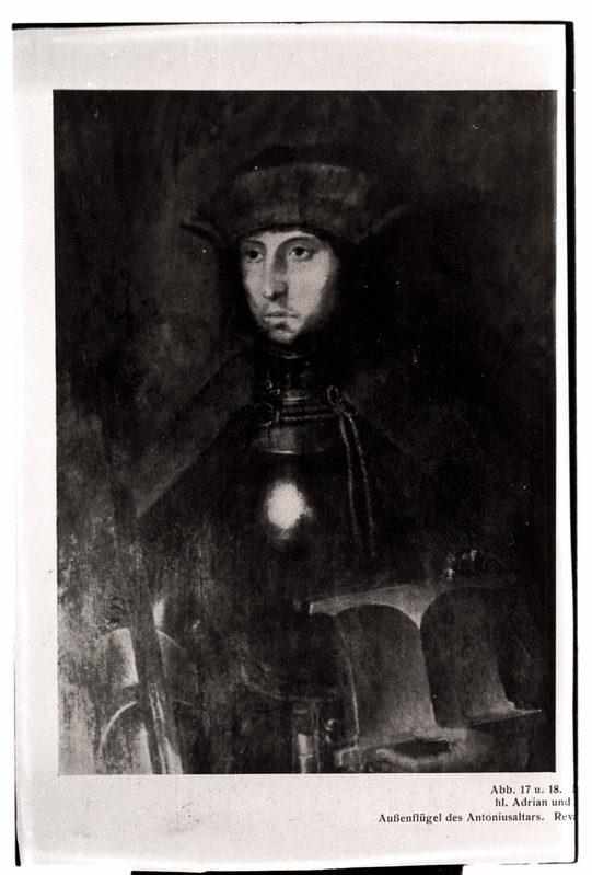 Meister Michieli töö "Püha Adriani portree", peale 1517. aastat.