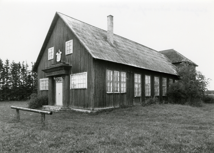 Kolgaküla rahvamaja, vaade hoonele. Arhitektid August Tauk ja Erich Jacoby