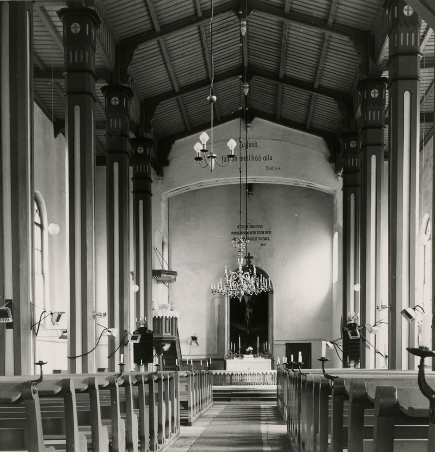 Harju-Jaani kiriku interjöör, interjöörivaade