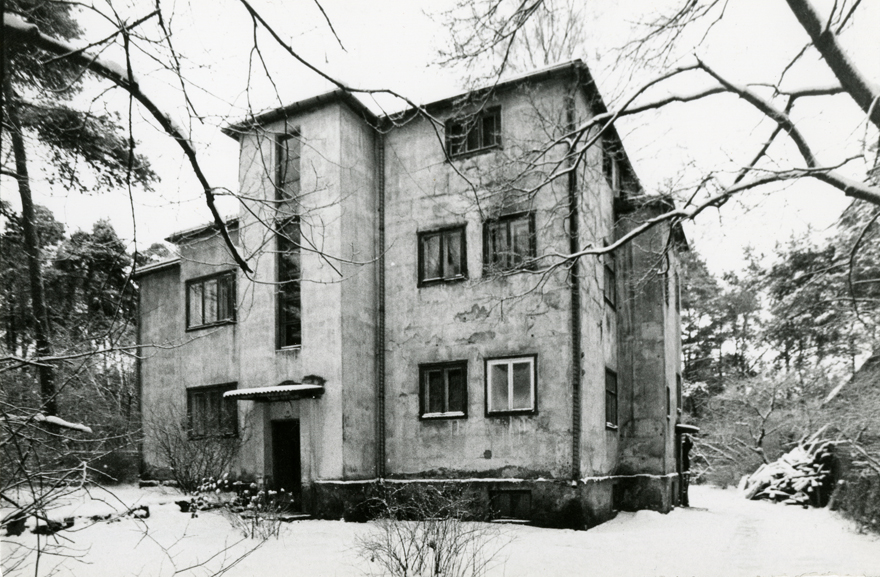 Wendachi enda elamu Nõmmel Nurme 28, vaade hoonele. Arhitekt Friedrich Wendach