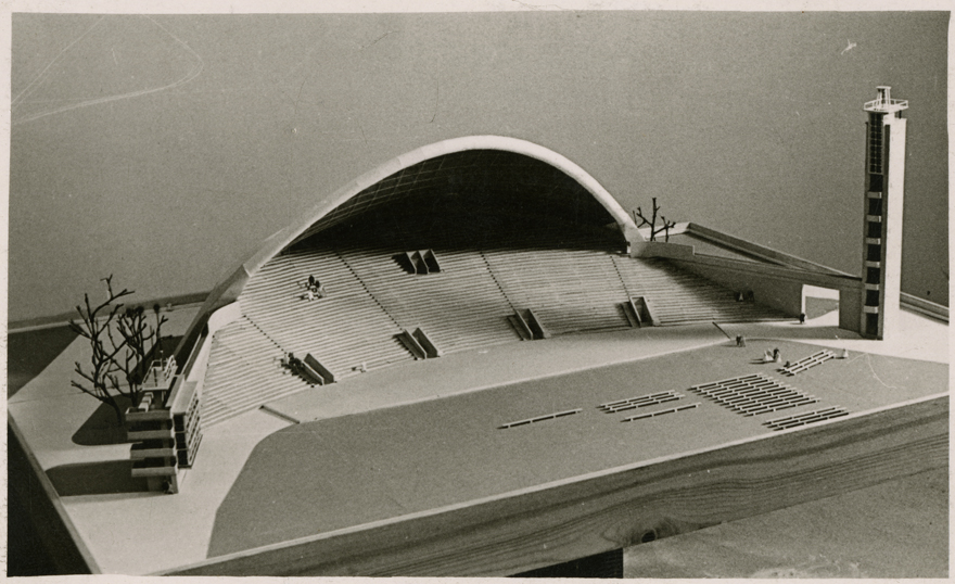 Tallinna Laululava, 4 maketifotot. Arhitektid Alar Kotli, Henno Sepmann, ins Endel Paalmann