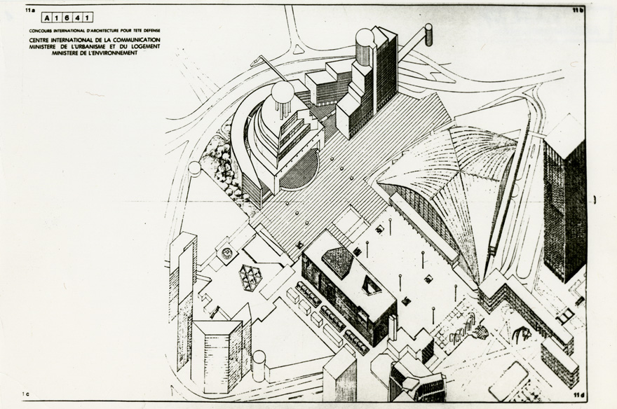 Concours International d'Architecture pour T?te Défense, võistlustöö, projektifoto. Arhitekt Avo-Himm Looveer