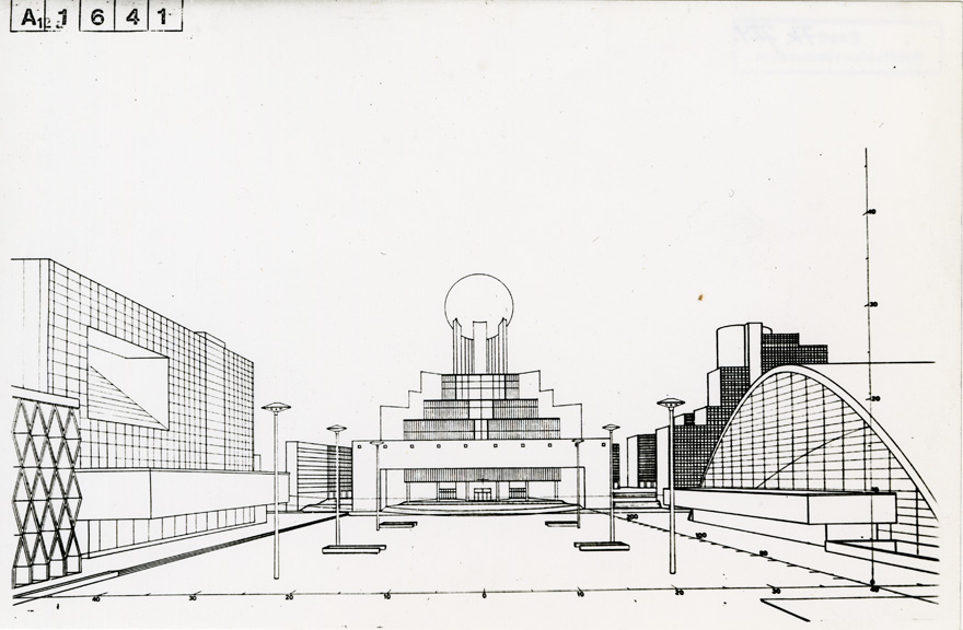 Concours International d'Architecture pour T?te Défense, võistlustöö, projektifoto. Arhitekt Avo-Himm Looveer