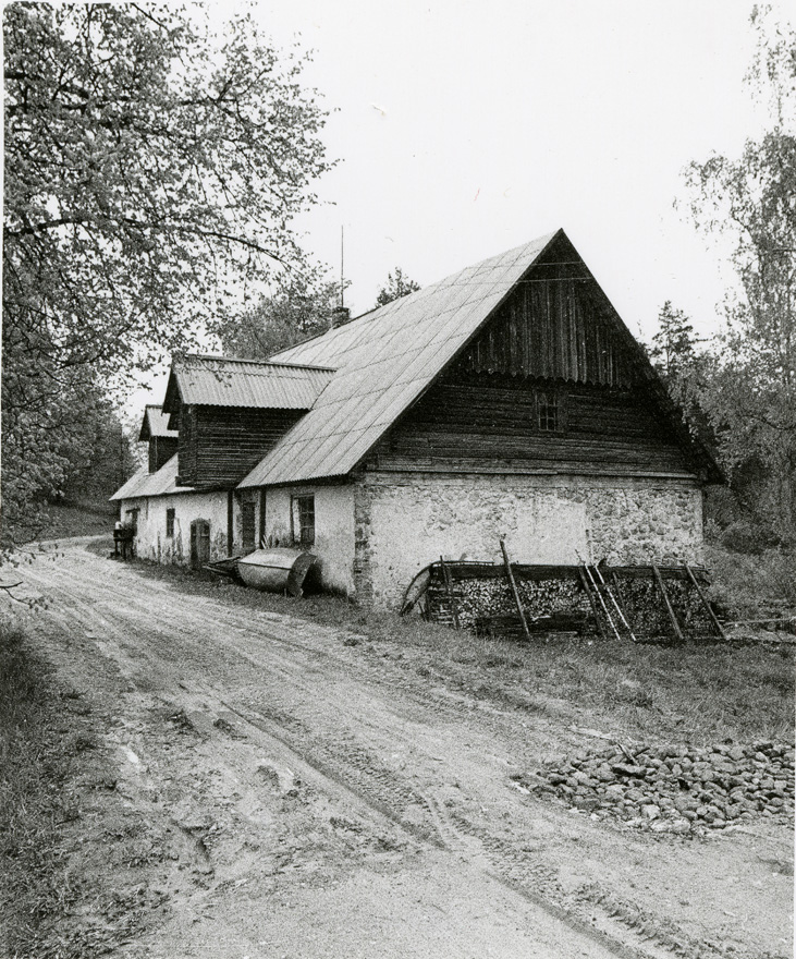 Kauksi vesiveski, külgvaade