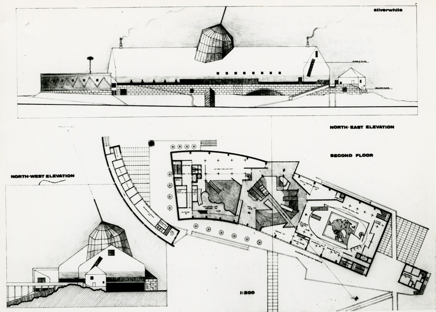 Arctic Center Rovaniemi konkursitöö "Silverwhite", projektivaated. Arhitektid Ain Padrik, Vilen Künnapu, Lennart Meri