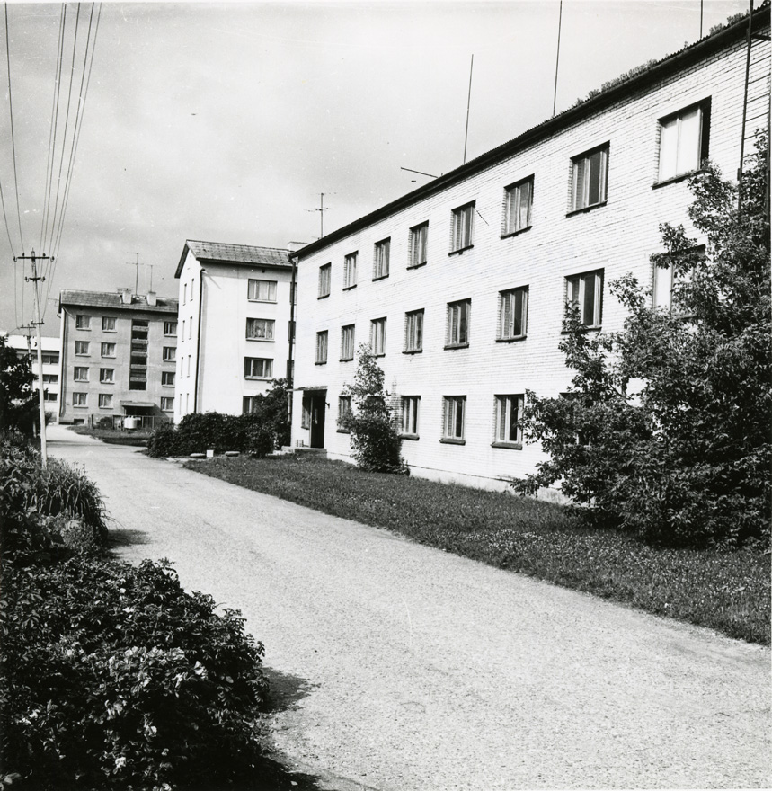 Korterelamud Väimelas, tänavapoolne vaade