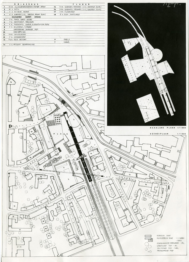 Tallinna Uus City, foto projektist. Arhitektid Andres Siim, Hanno Kreis