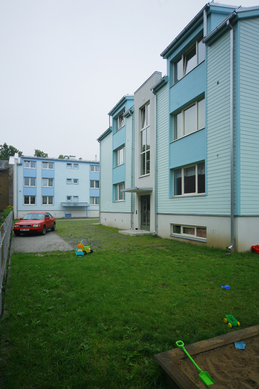 Korterelamud Kalamajas Kopli 54, vaade hoonele