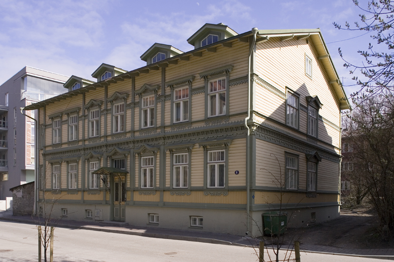 Elamu Tallinnas Allika 8, hoone vaade