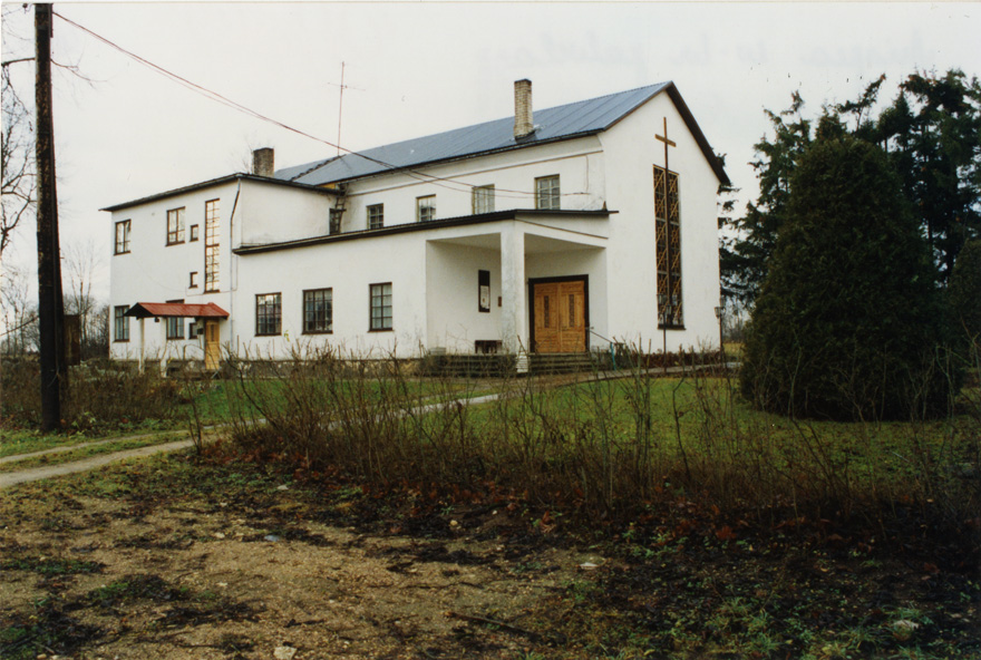 Avispea ev.-kristlaste palvela, vaade. Arhitekt Märt Merivälja