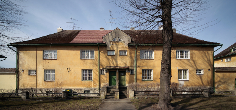 EÜ Oma Kolle asum Pelgulinnas, vaade. Arhitektid Johannes Pikkov, Herbert Johanson, Eugen Habermann